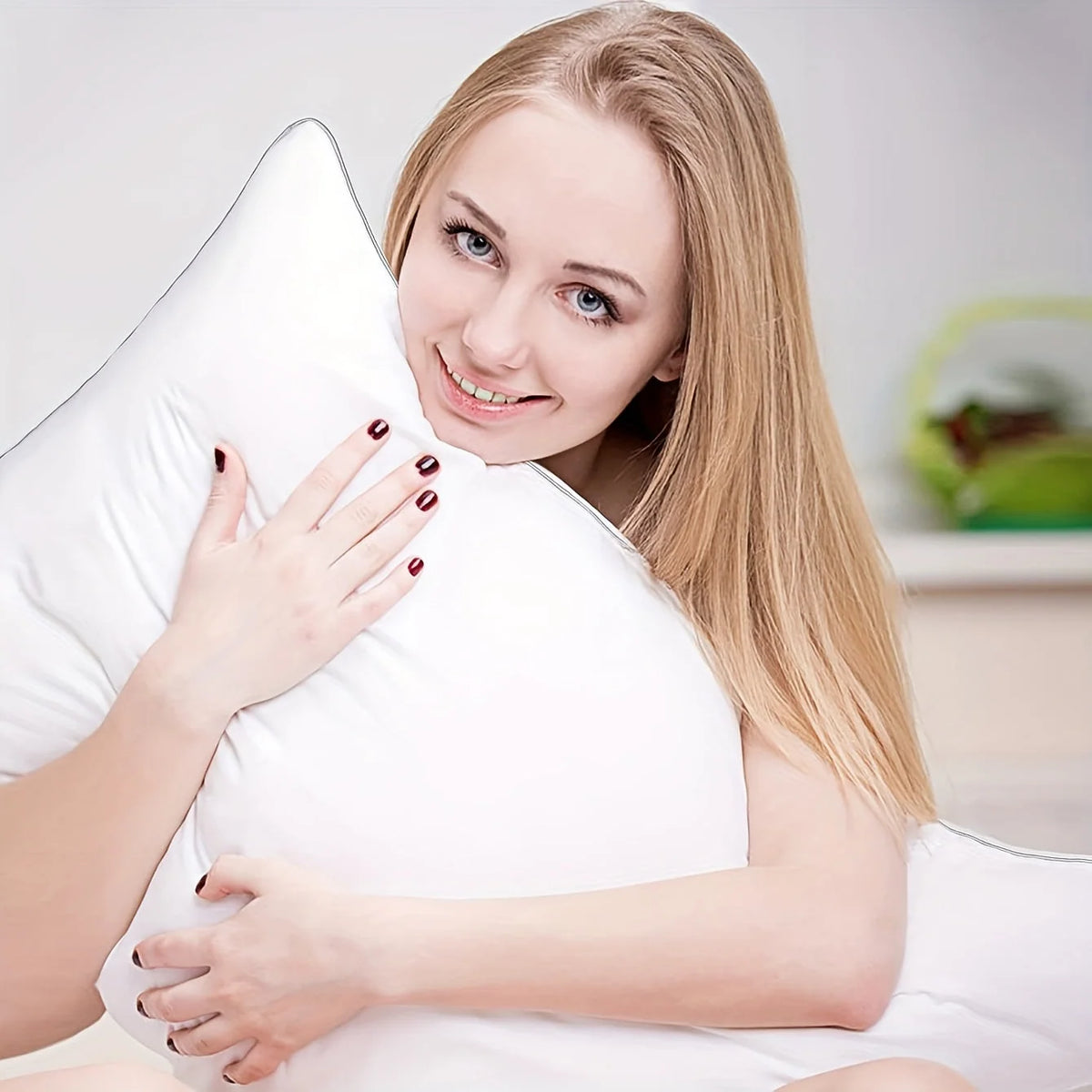 Bed Pillows Cooling Cover Microfiber Fill Set Of 2