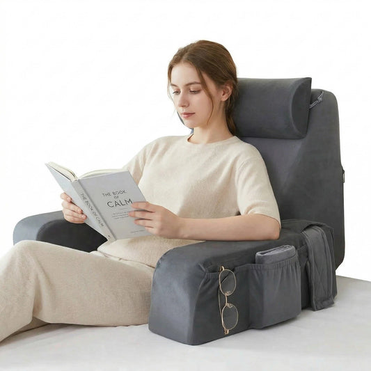 Bed Rest Pillow Memory Foam 45° Backrest