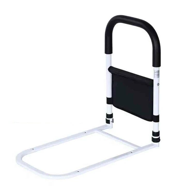 Bedside Assist Rail Reinforced Steel Padded Grip Adjustable Straps