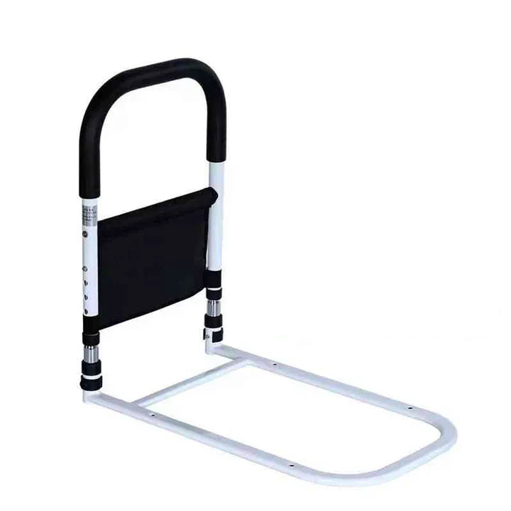 Bedside Assist Rail Reinforced Steel Padded Grip Adjustable Straps