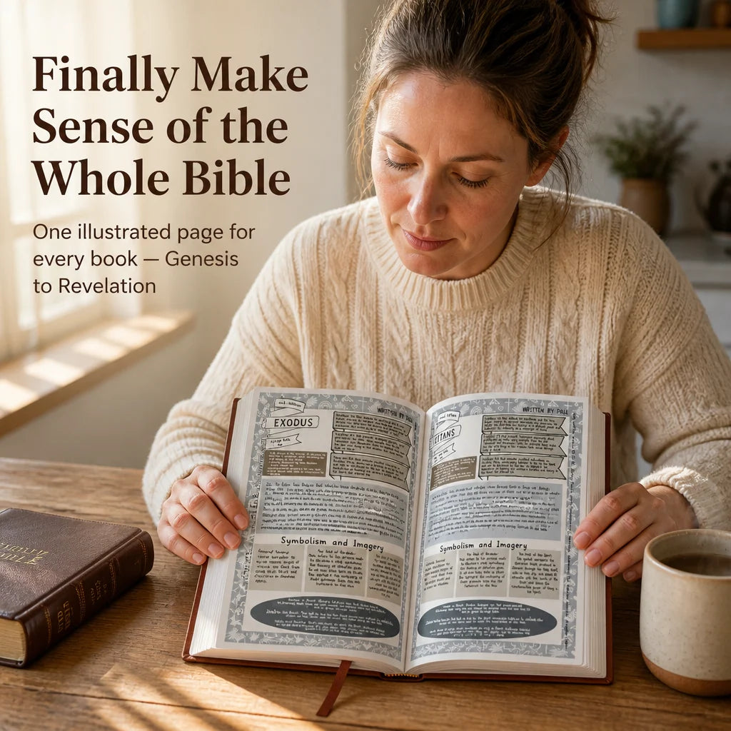 Bible Study Companion Guide 66 Books Illustrated Notes Space