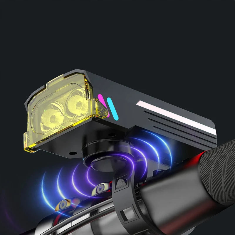 Bicycle Light Set Front & Rear Weather-Resistant Multiple Modes