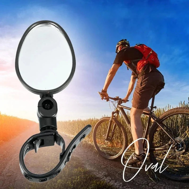 Bicycle Rearview Mirror 360° Adjustable Tool-Free Installation