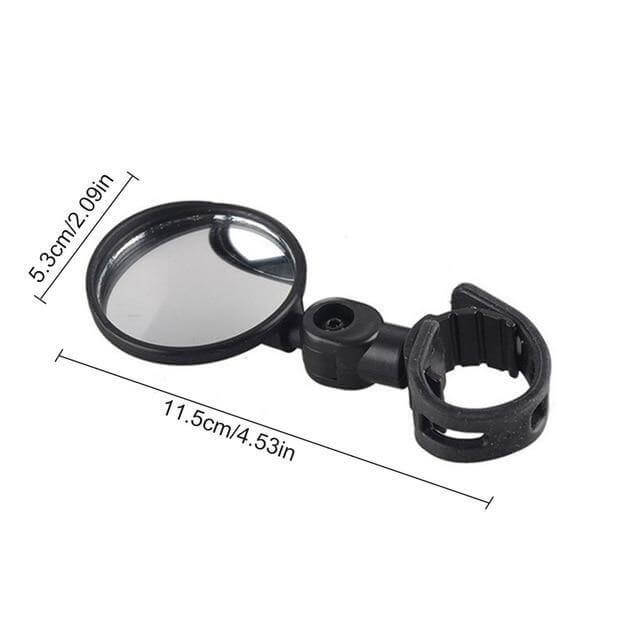 Bicycle Rearview Mirror 360° Rotation Flexible Adjustable Arm