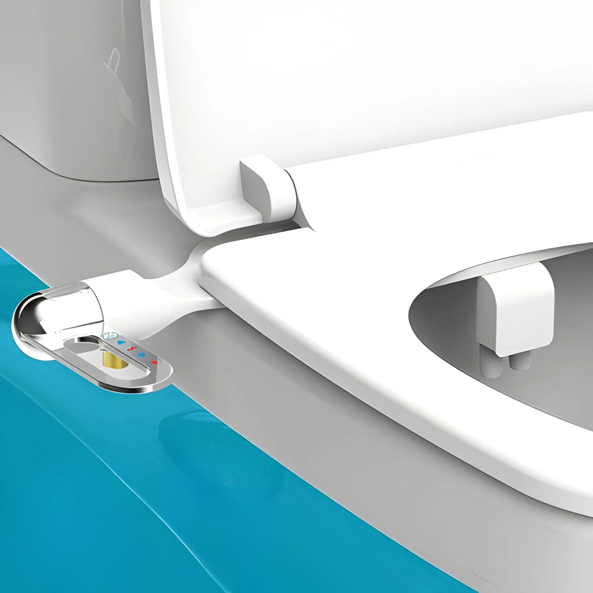 Bidet Attachment Dual Nozzle Adjustable Water Pressure