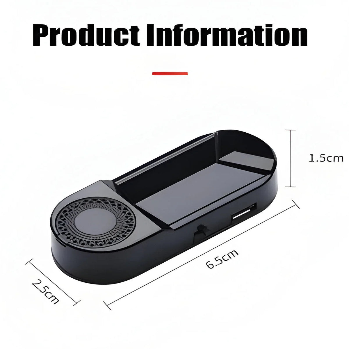 Bike Laser Radar Detector Solar-Powered & LED Visibility