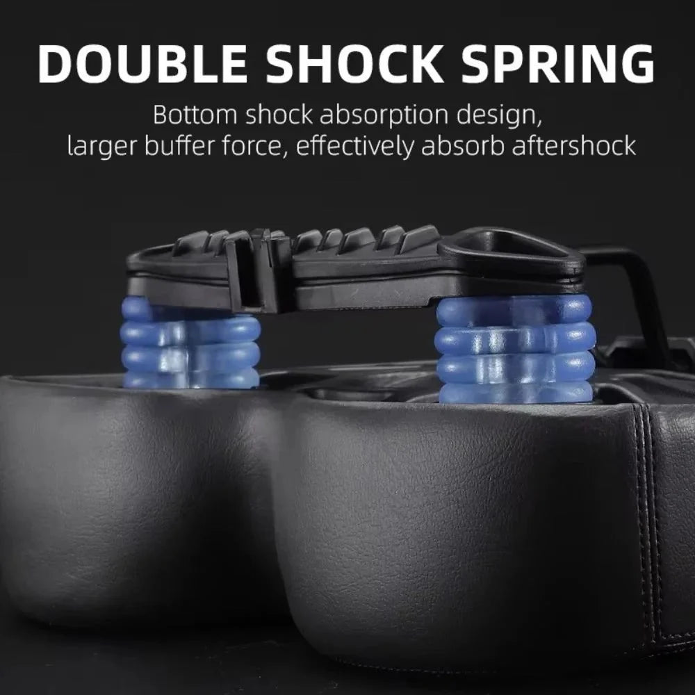 Bike Saddle Wide Ergonomic Waterproof Shock-Absorbing