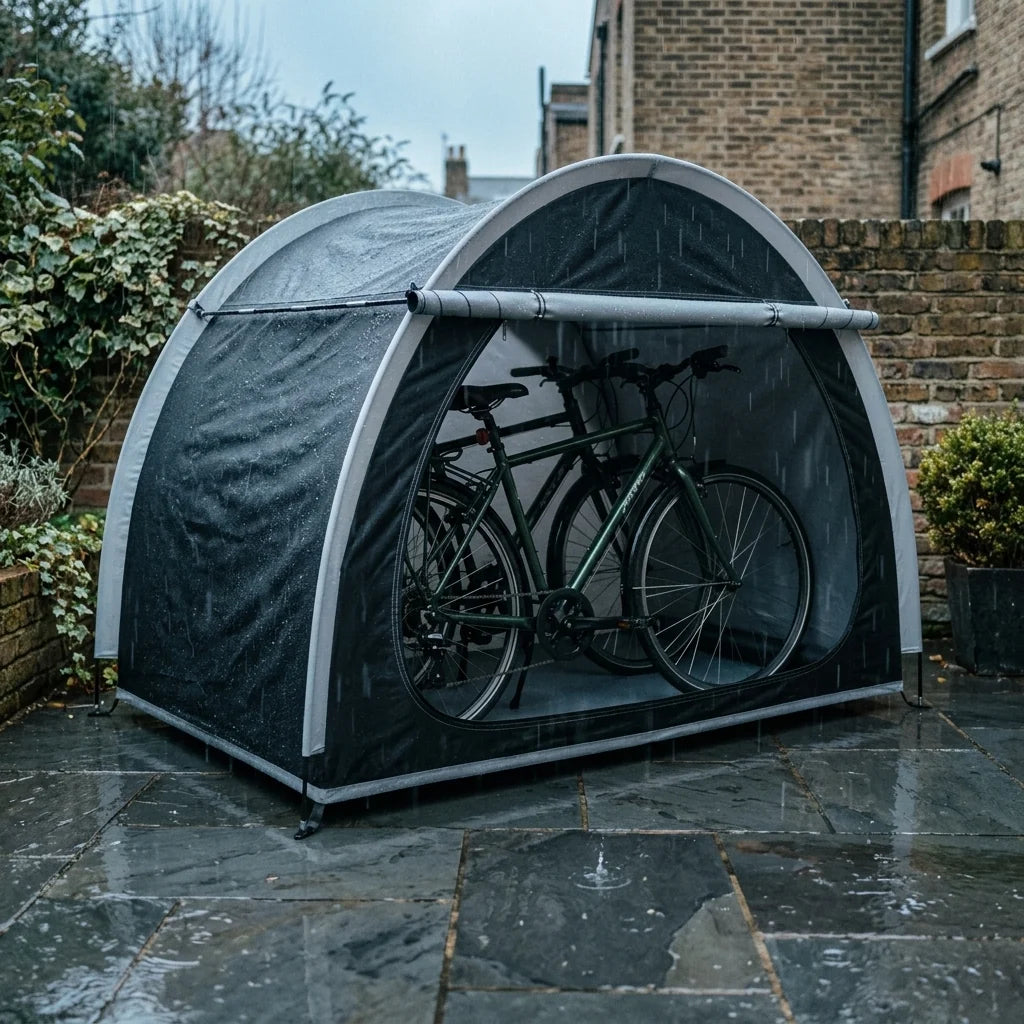 Bike Storage Tent Waterproof & UV-Resistant Fits 1-2 Bikes