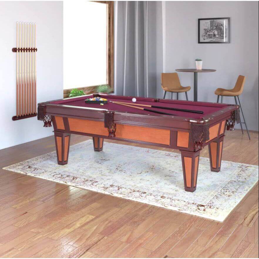 Billiard Table 7.5 Ft Accuslate Surface Built-In Leg Leveling