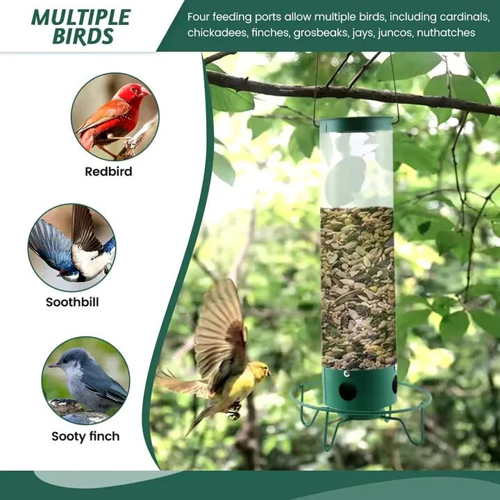 Bird Feeder Squirrel-Deterrent Spinning Perch Waterproof
