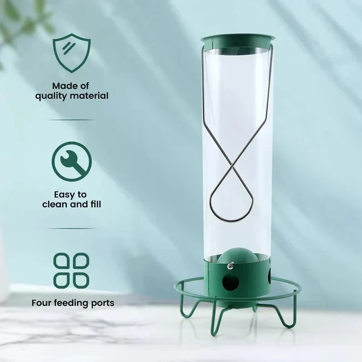 Bird Feeder Squirrel-Deterrent Spinning Perch Waterproof