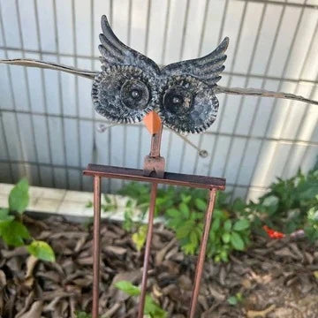 Bird Garden Ornament Wind-Responsive Weather-Resistant Stabilizing Stake