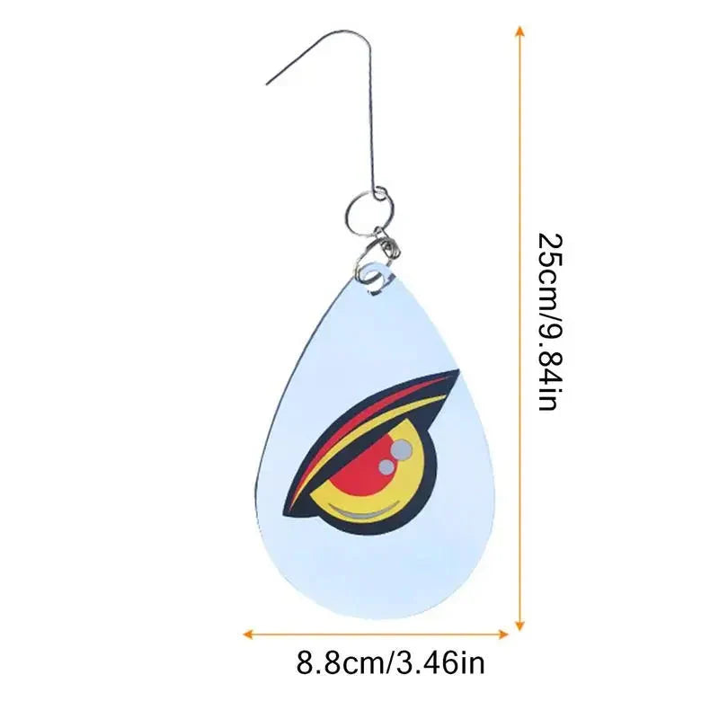 Bird Repellent Disc Acrylic Reflective Wind-Spun Predator Eye Pattern
