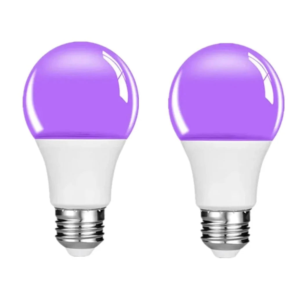 Blacklight Bulb LED Purple UV E27 Screw Base