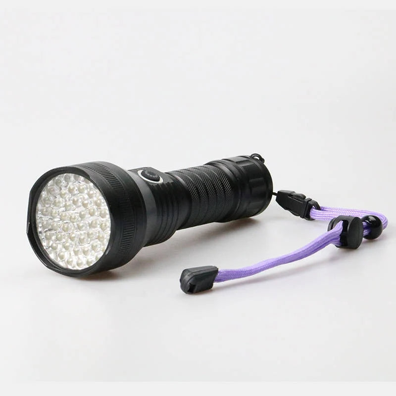 Blacklight Flashlight 395nm Rechargeable 51 LED