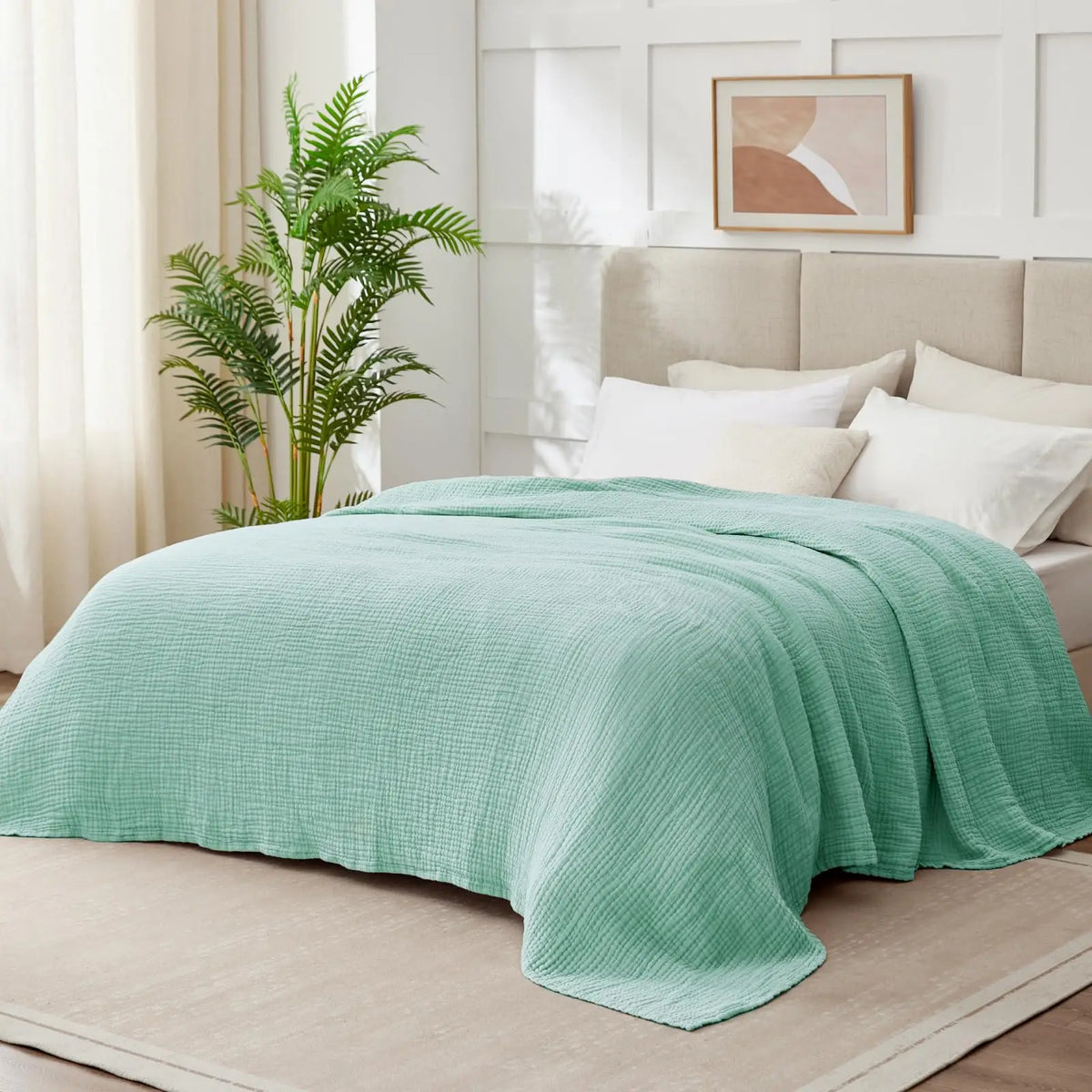 Blanket Six-Layer Cotton Muslin Breathable Moisture-Wicking