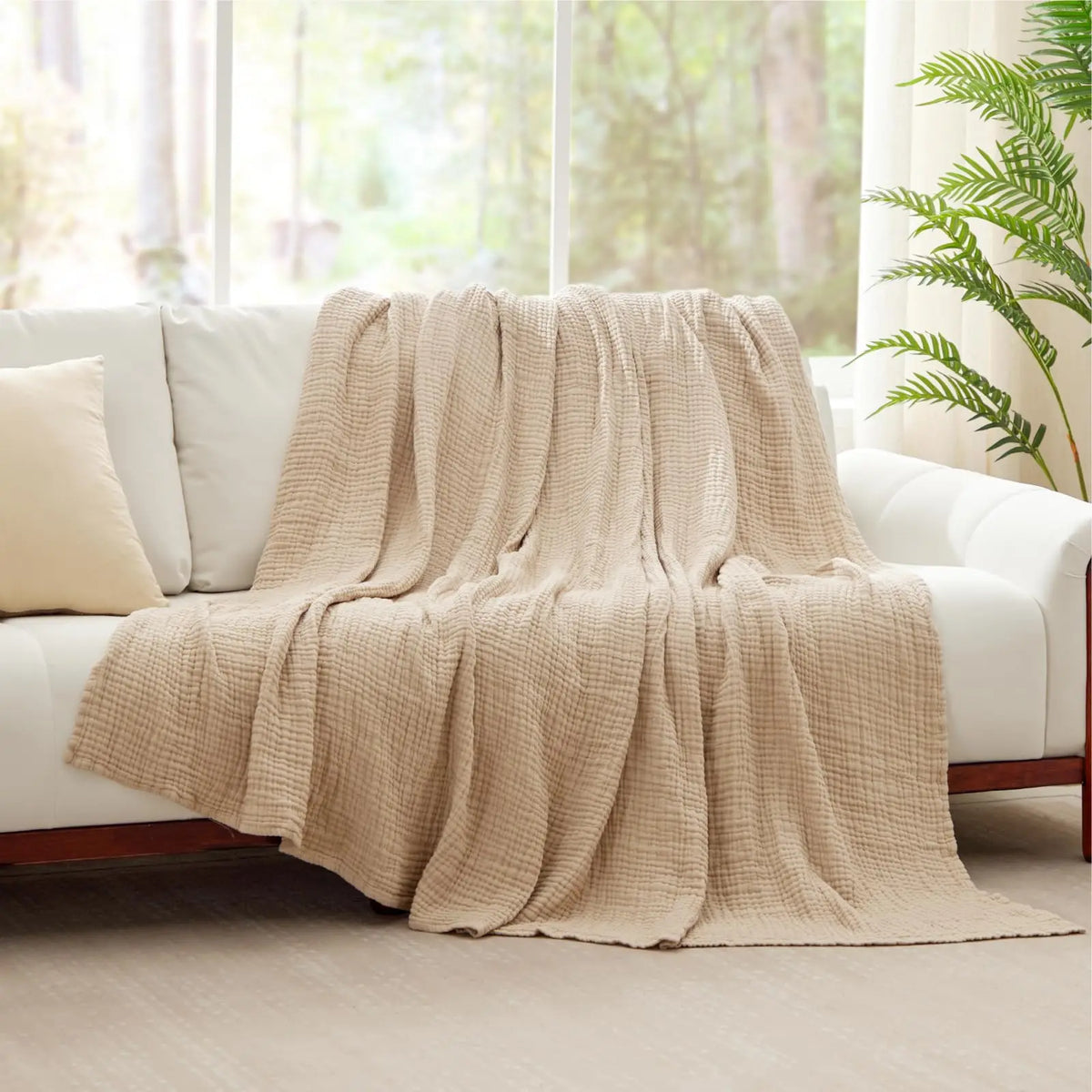 Blanket Six-Layer Cotton Muslin Breathable Moisture-Wicking