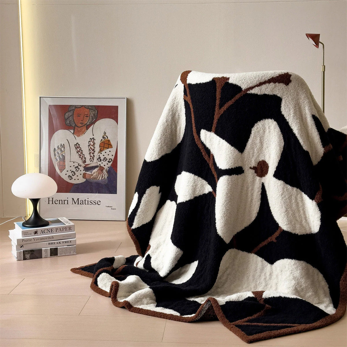 Blanket Wool Fluffy Lightweight Cartoon Design