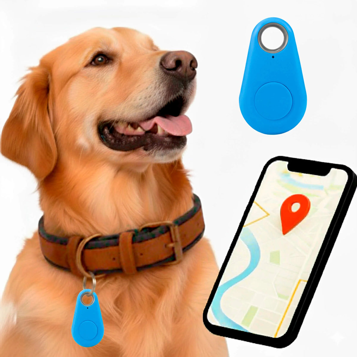 Bluetooth Tracker Two-Way Alerts Water-Resistant