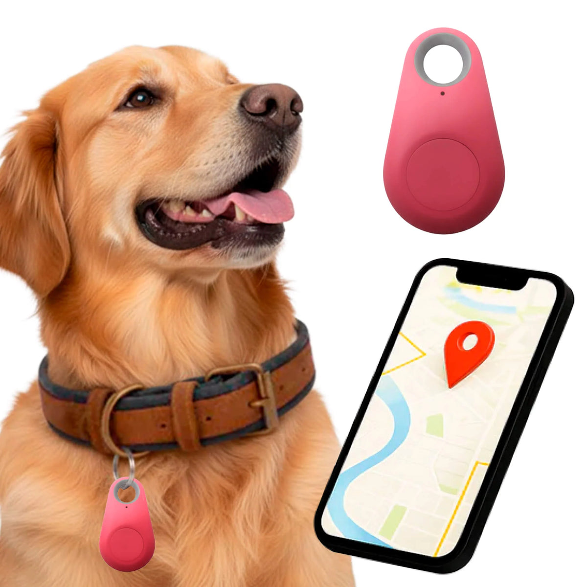 Bluetooth Tracker Two-Way Alerts Water-Resistant