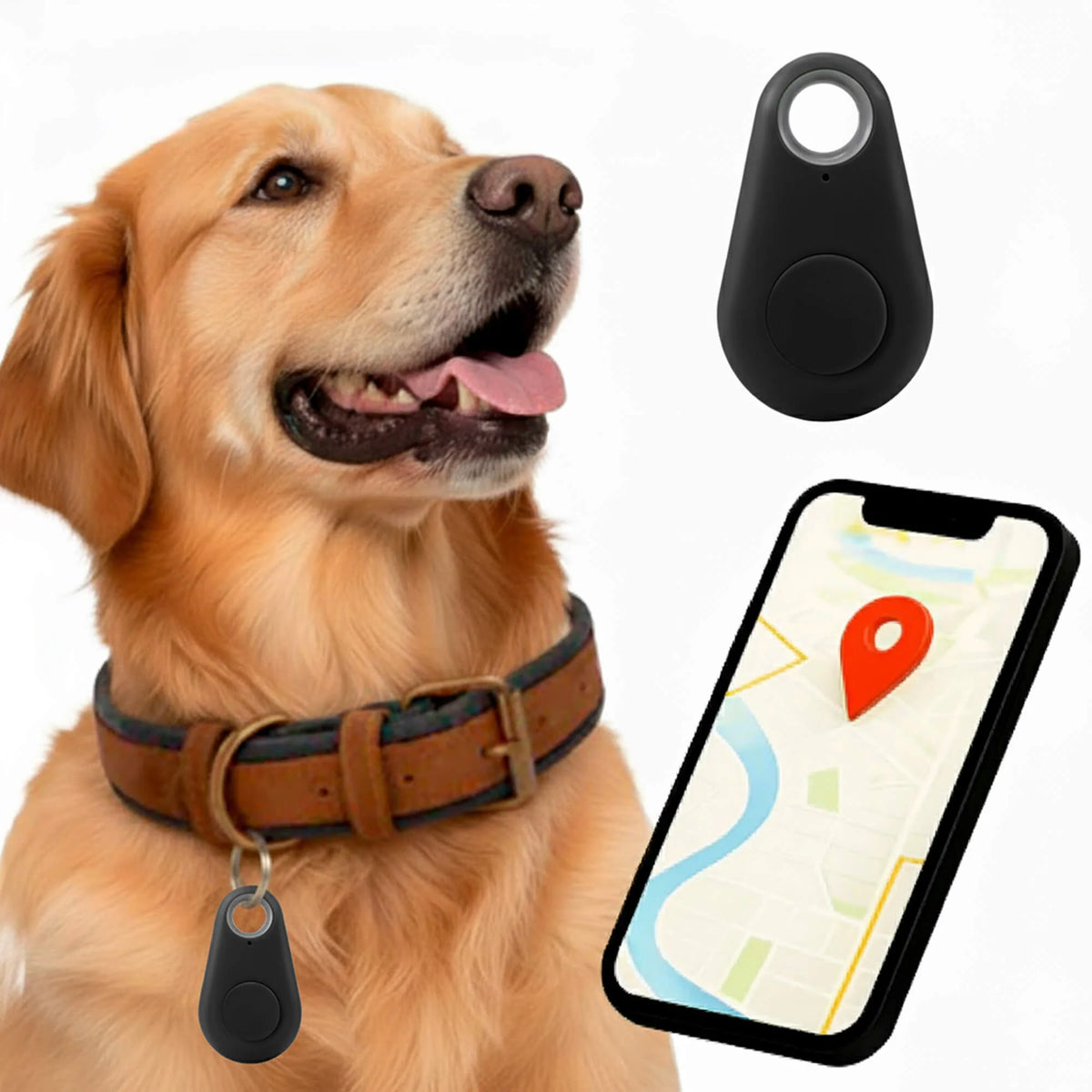Bluetooth Tracker Two-Way Alerts Water-Resistant