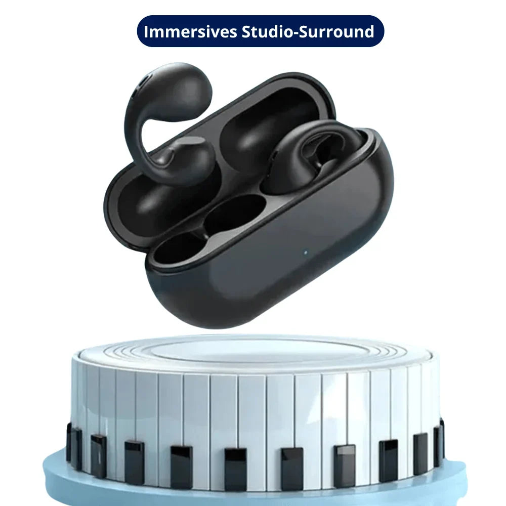 Bone Conduction Earbuds Open-Ear Sweat & Rain Resistant