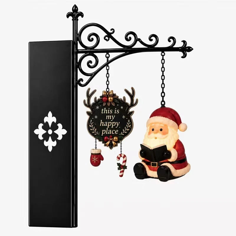 Bookshelf Lamp Hanging Warm LED Christmas Decor