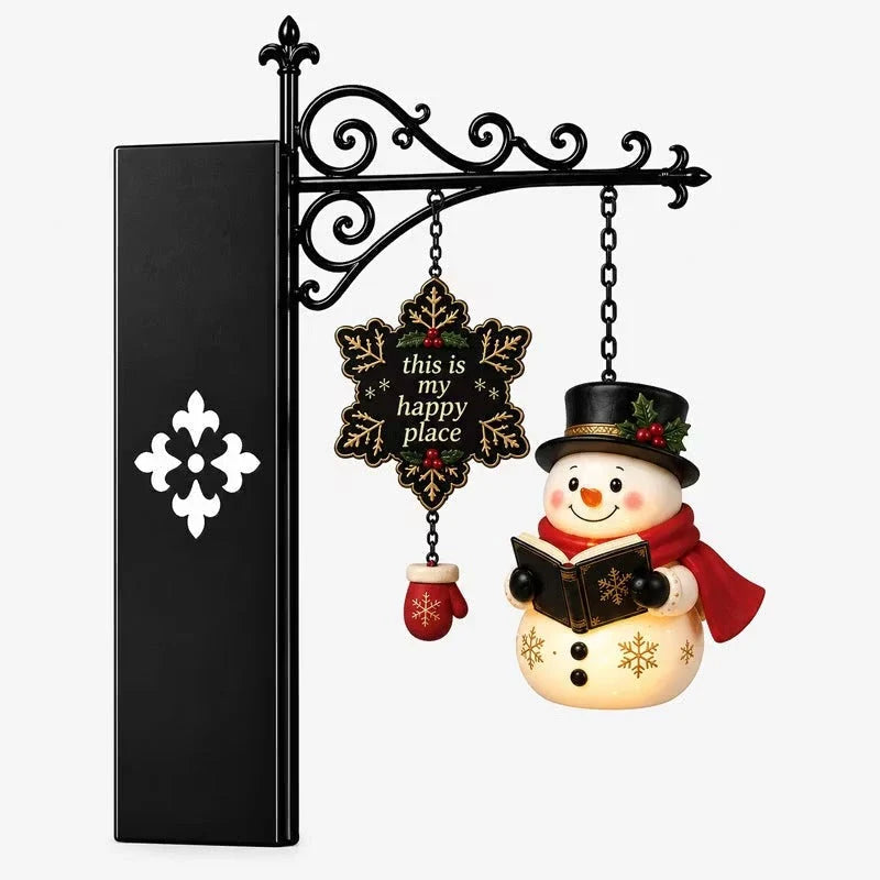 Bookshelf Lamp Hanging Warm LED Christmas Decor