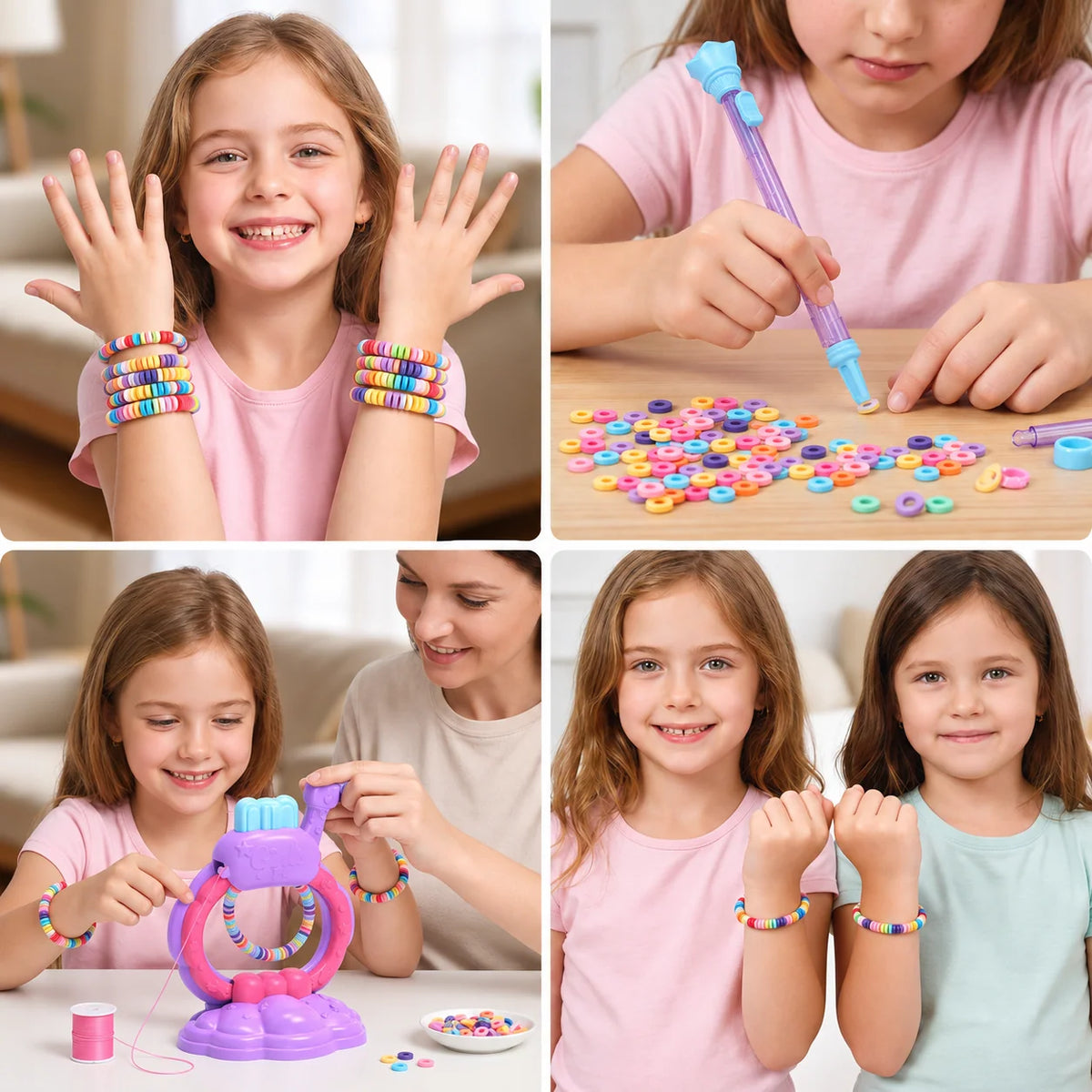 Bracelet Making Kit Machine-Assisted Crafting for Kids
