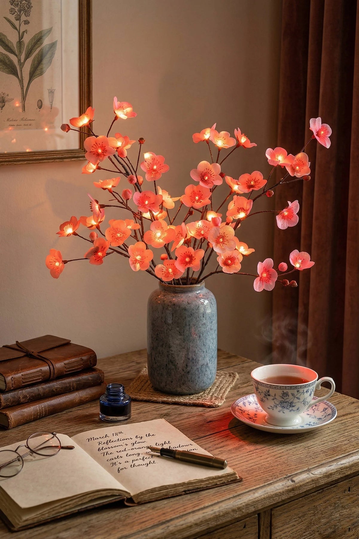 Branch Lights Cordless Warm White LED Set of 3