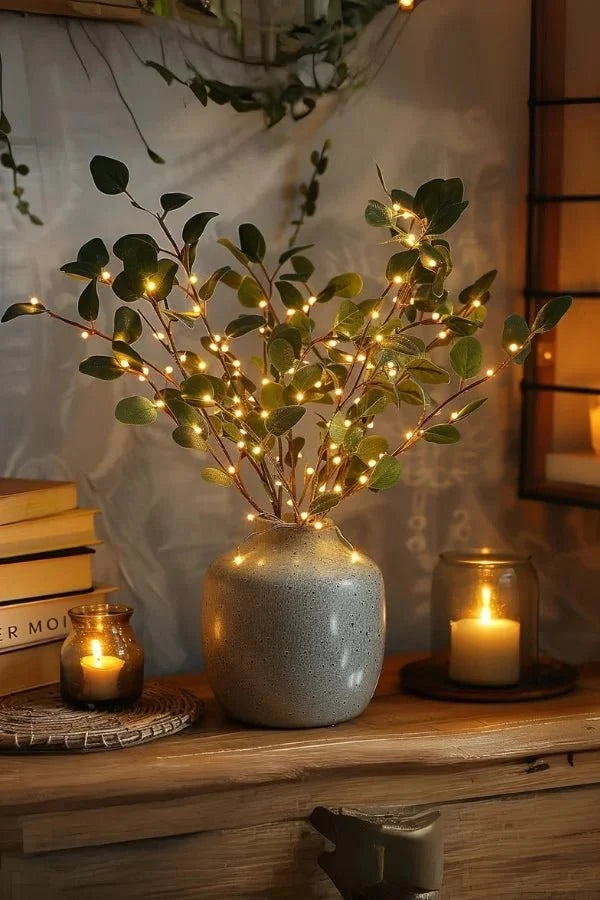 Branch Lights Cordless Warm White LED Set of 3