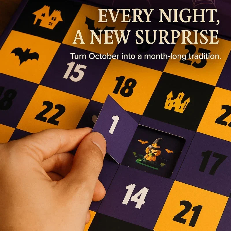 Brick Building Advent Calendar Halloween 24 Daily Sets