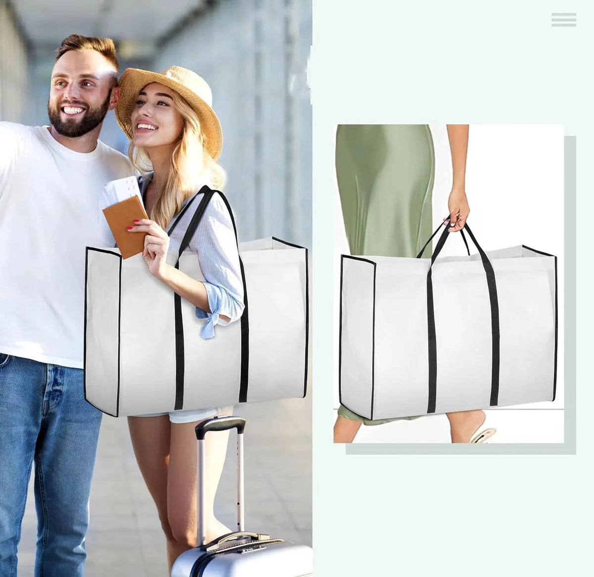 Bridal Garment Bag 70-Inch Water & Tear-Resistant