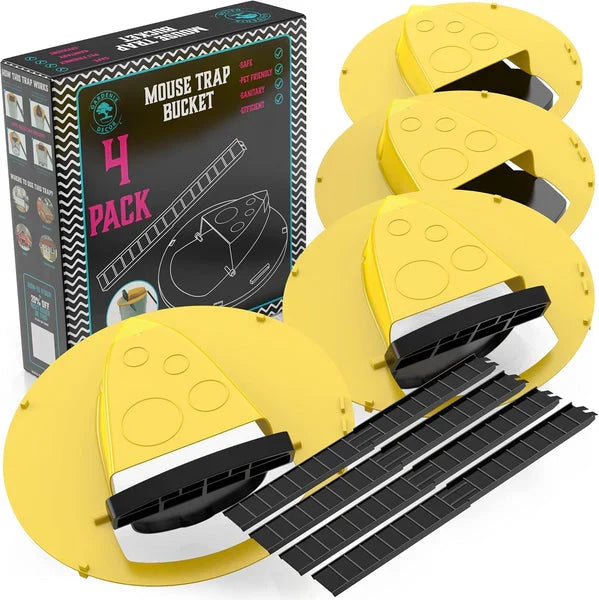 Bucket Mouse Trap Auto-Reset Multi-Catch