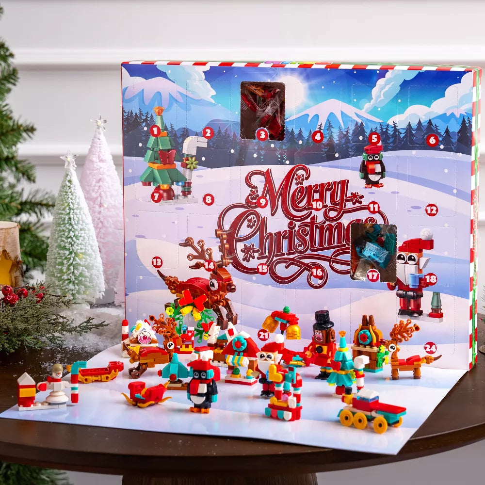 Building Block Advent Calendar 26 Holiday Builds