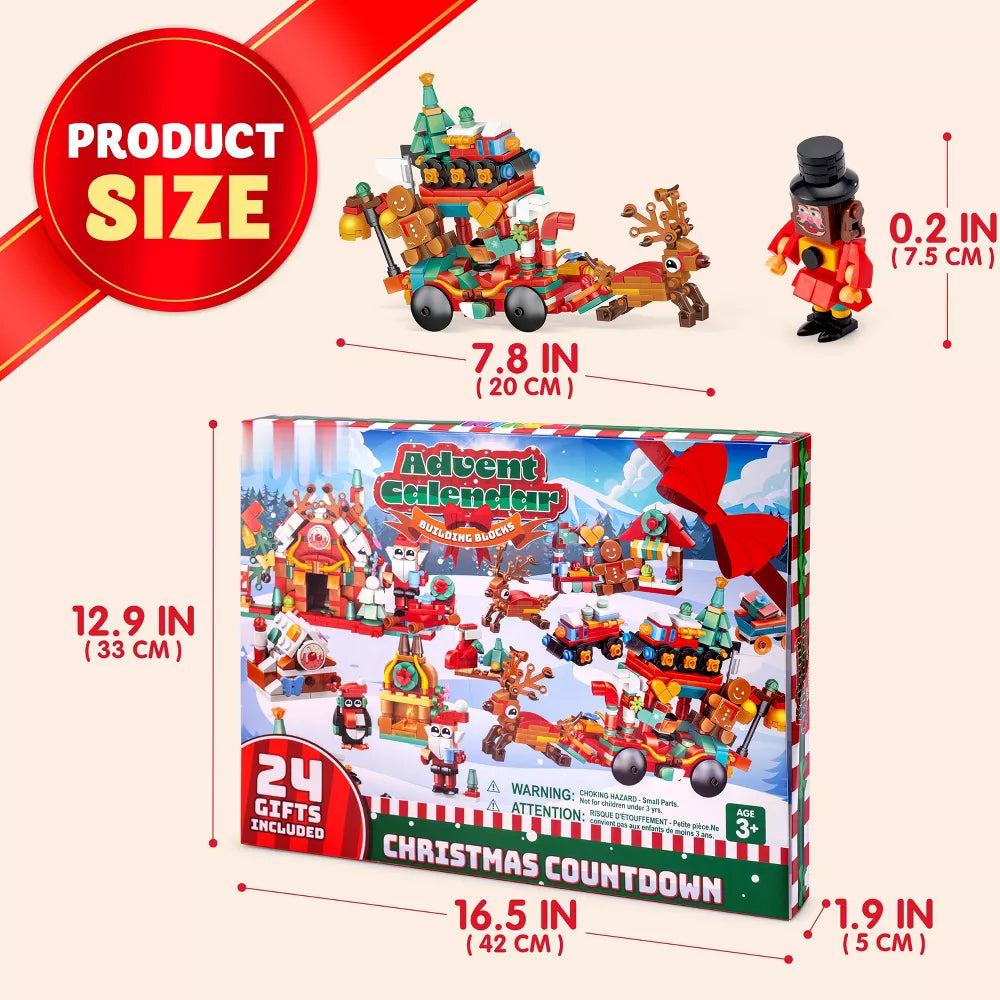 Building Block Advent Calendar 26 Holiday Builds