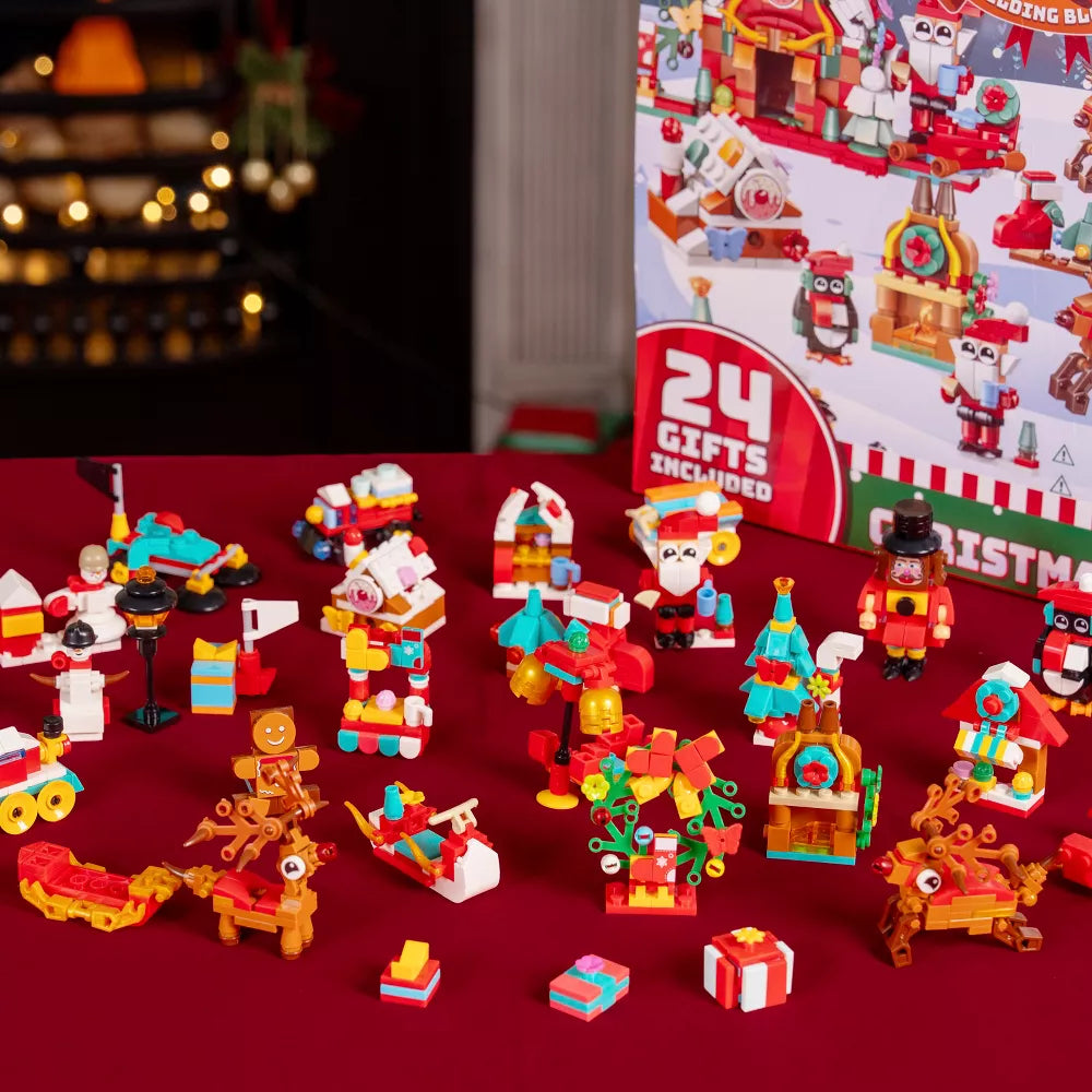 Building Block Advent Calendar 26 Holiday Builds