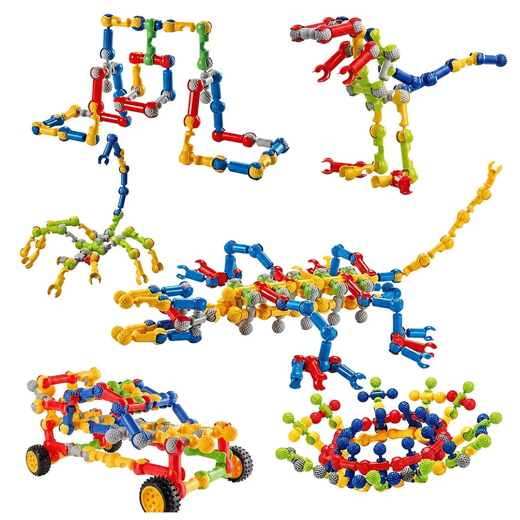 Building Block Set Large Interlocking Open-Ended Creative Play