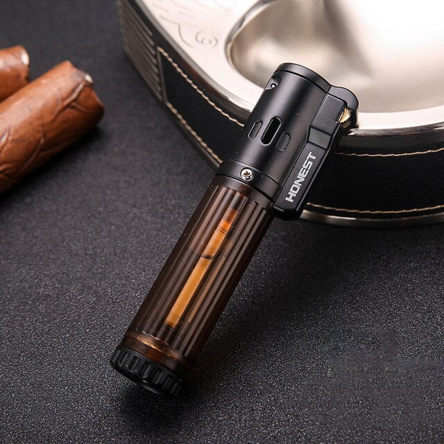 Butane Lighter Turbo Flame Compact Lightweight Design