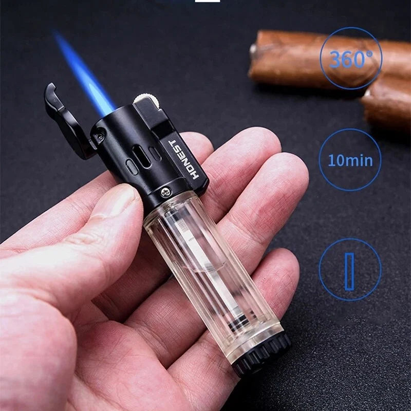 Butane Lighter Turbo Flame Compact Lightweight Design