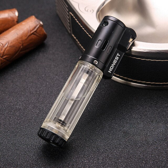 Butane Lighter Turbo Flame Compact Lightweight Design