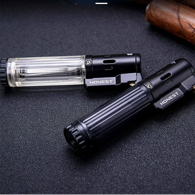 Butane Lighter Turbo Flame Compact Lightweight Design