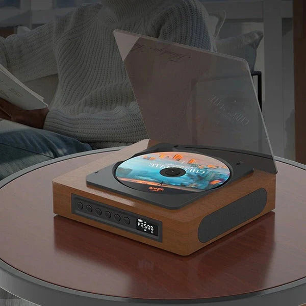 CD Player Wireless Streaming FM Radio LCD Display