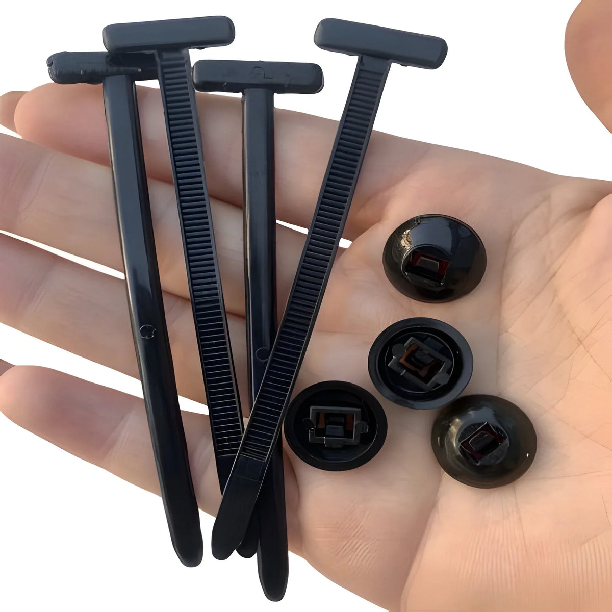 Cable Ties Nylon Self-Locking Weather-Resistant 50-Pack