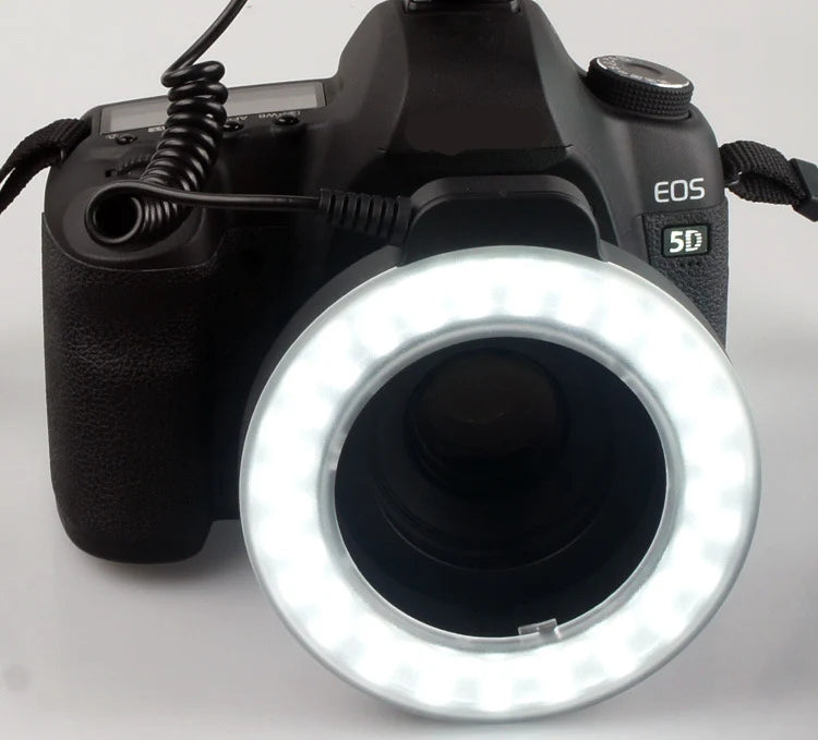 Camera Ring Light 48 LED With 6 Adapter Rings