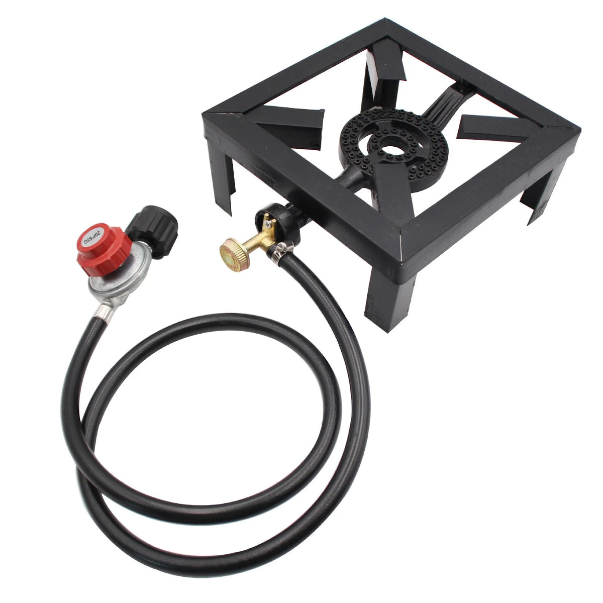 Camping Stove Propane High-Output Burner Stable Stand