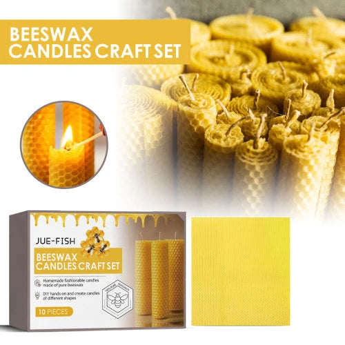 Candle Making Kit Beeswax Honeycomb Design