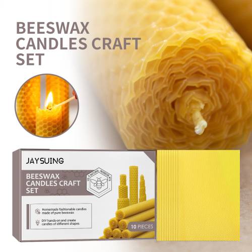 Candle Making Sheets Pure Beeswax Honeycomb DIY Roll-Ready