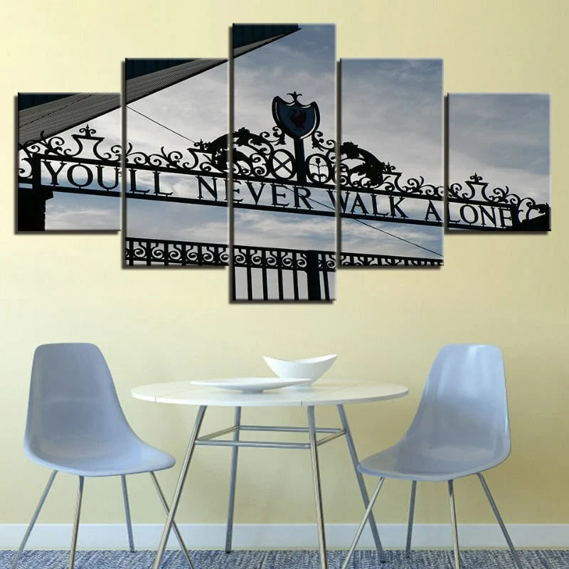 Canvas Wall Art Five-Piece Gallery-Wrapped Set
