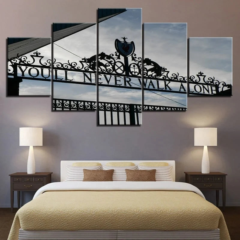 Canvas Wall Art Five-Piece Gallery-Wrapped Set